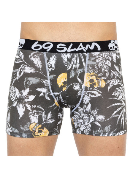 69slam Moške boksarice 69SLAM fit bamboo wild garden