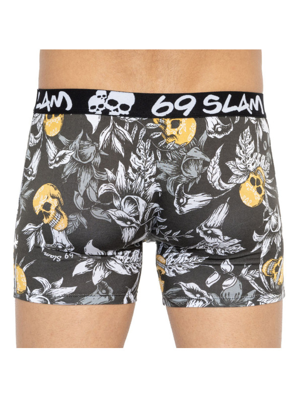 69slam Moške boksarice 69SLAM fit bamboo wild garden