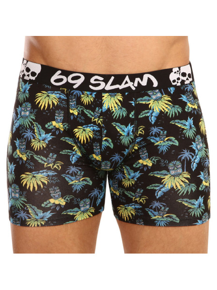 69slam Moške boksarice 69SLAM fit bamboo tiki face