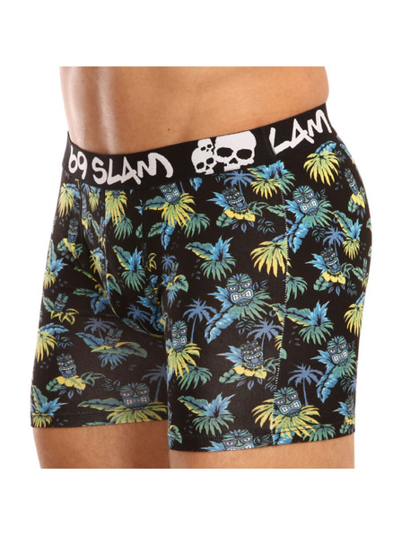 69slam Moške boksarice 69SLAM fit bamboo tiki face