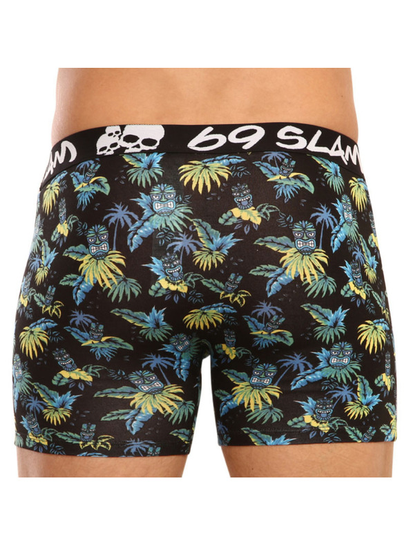 69slam Moške boksarice 69SLAM fit bamboo tiki face