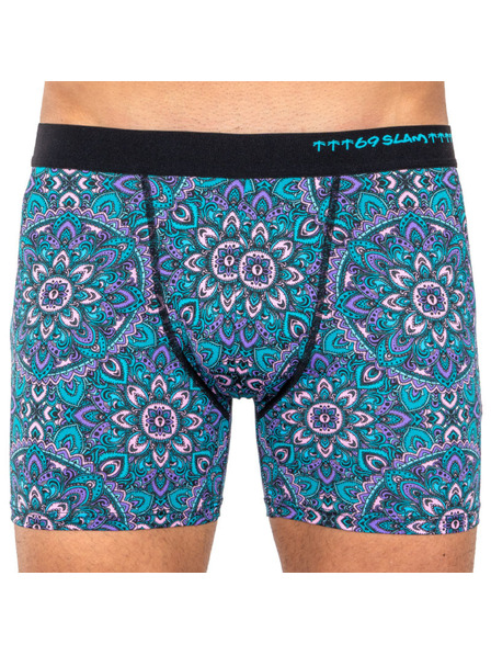 69slam Moške boksarice 69SLAM fit pastel mandala
