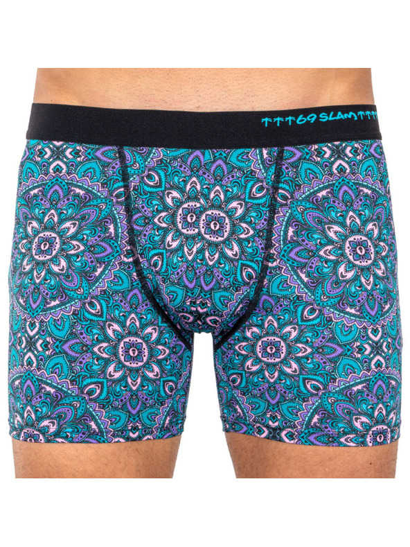 69slam Moške boksarice 69SLAM fit pastel mandala