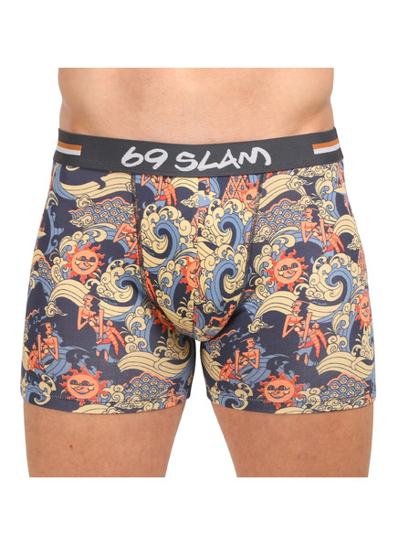 69slam Moške boksarice 69SLAM fit bamboo ANCIENT WAVES GILBERT