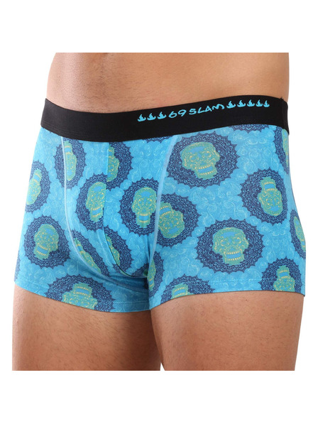 69slam Moške boksarice 69SLAM hip bamboo SKULL MANDALA