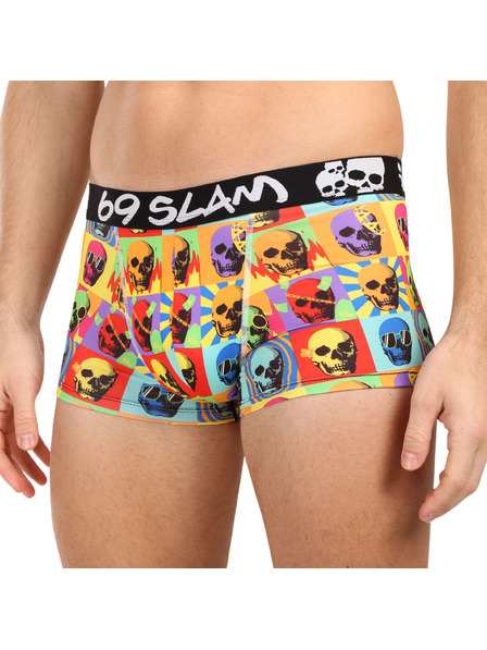 69slam Moške boksarice 69SLAM SKULL MASON HIP večbarvne