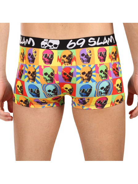 69slam Moške boksarice 69SLAM SKULL MASON HIP večbarvne