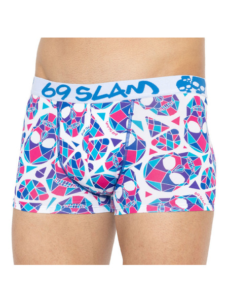 69slam Moške boksarice 69SLAM hip skullmond white