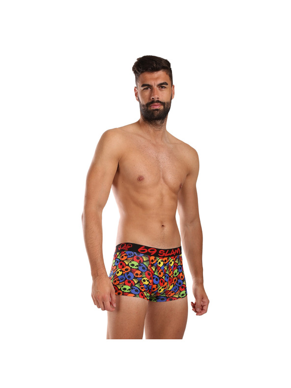 69slam Moške boksarice 69SLAM hip bamboo SKULL CONE