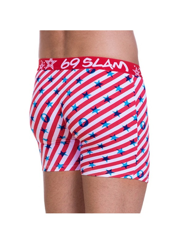 69slam Moške boksarice 69SLAM Fit Bamboo Logo & Lines