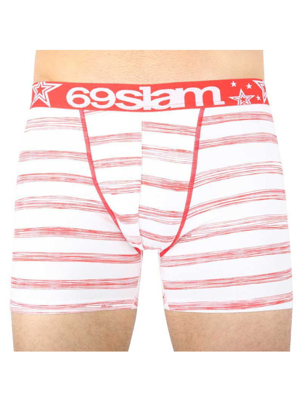 69slam Moške boksarice 69SLAM fit stripes red