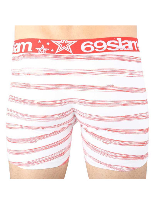 69slam Moške boksarice 69SLAM fit stripes red