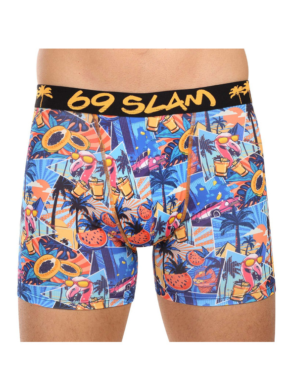 69slam Moške boksarice 69SLAM SKULL DYLAN FITTED