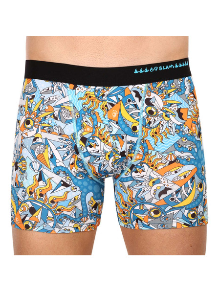 69slam Moške boksarice 69SLAM fit exotic sea dylan