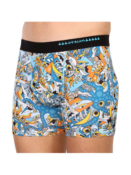 69slam Moške boksarice 69SLAM fit exotic sea dylan