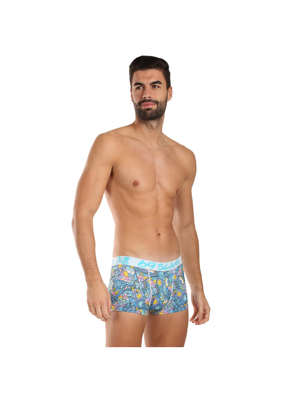 69slam Moške boksarice 69SLAM Hip TROPICAL VISION MASON