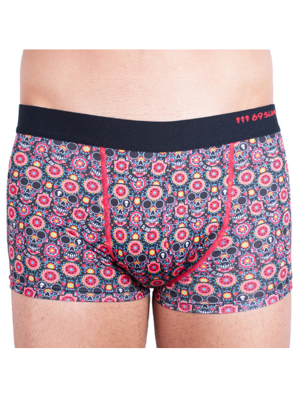 69slam Moške boksarice 69SLAM hip flower skull