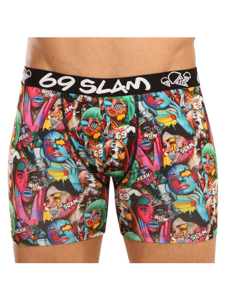 69slam Moške boksarice 69SLAM fit pop art