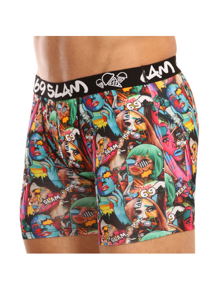 69slam Moške boksarice 69SLAM fit pop art