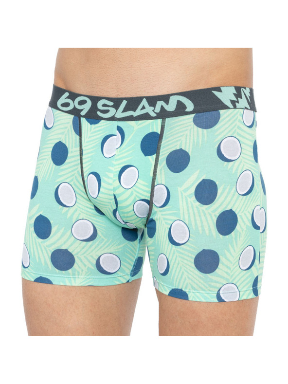 69slam Moške boksarice 69SLAM fit bamboo coco blue