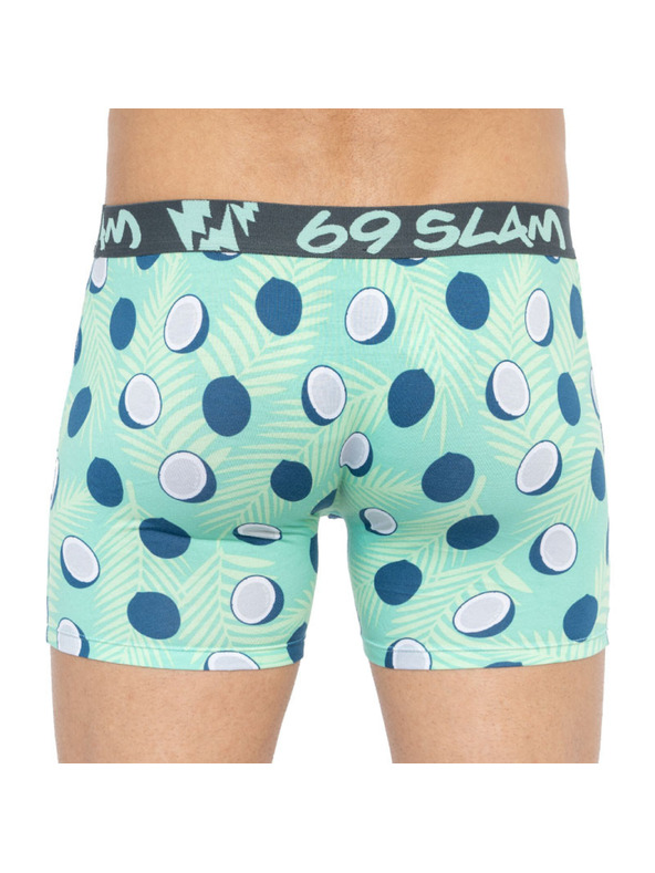 69slam Moške boksarice 69SLAM fit bamboo coco blue