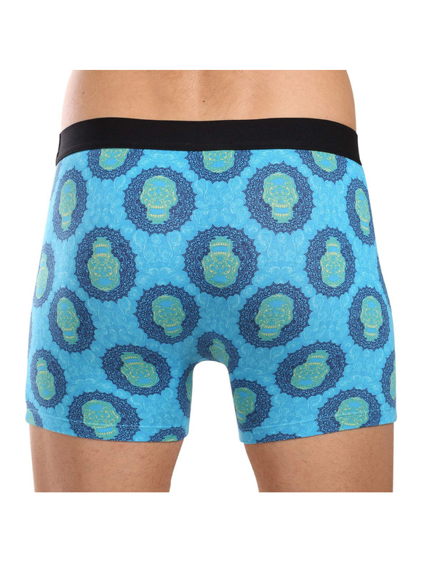 69slam Moške boksarice 69SLAM fit bamboo SKULL MANDALA