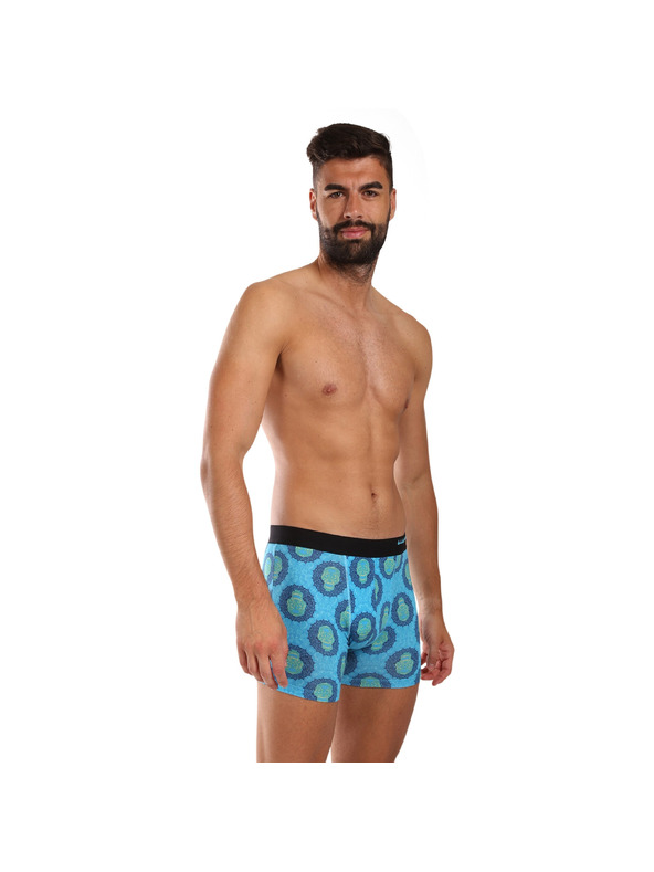 69slam Moške boksarice 69SLAM fit bamboo SKULL MANDALA
