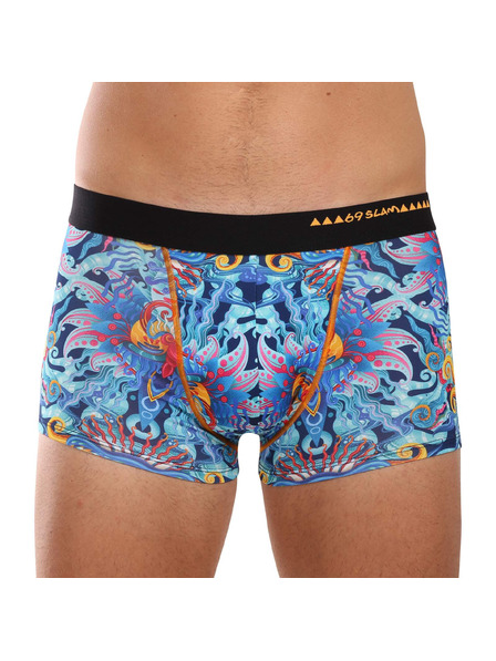 69slam Moške boksarice 69SLAM Hip BLUE HABITAT