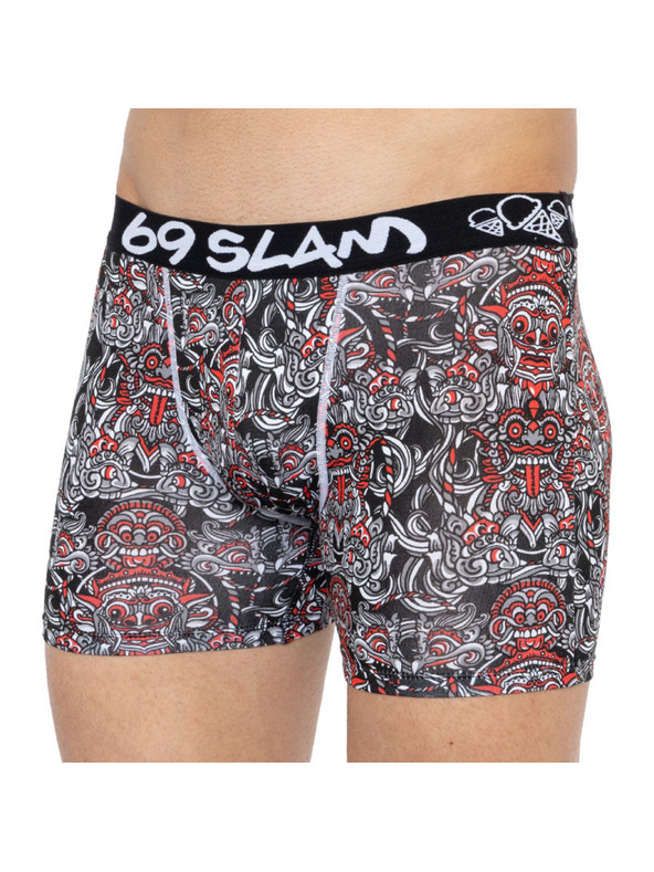 69slam Moške boksarice 69SLAM fit bamboo totem mask