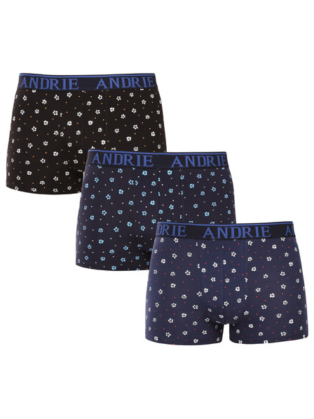 andrie Set treh - moške boksarice Andrie večbarvne