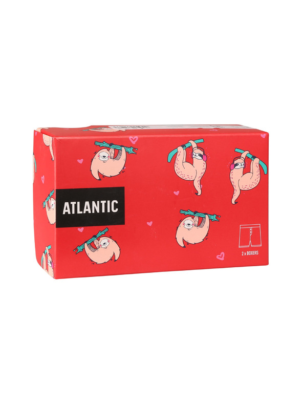 Atlantic Set dveh - moške plavalne hlače Atlantic večbarvne
