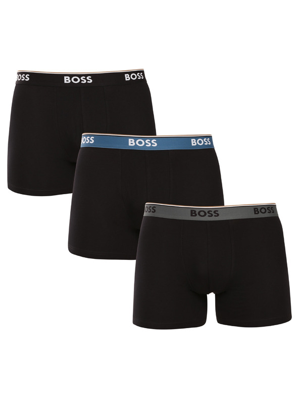 BOSS Set treh - moške boksarice BOSS črne