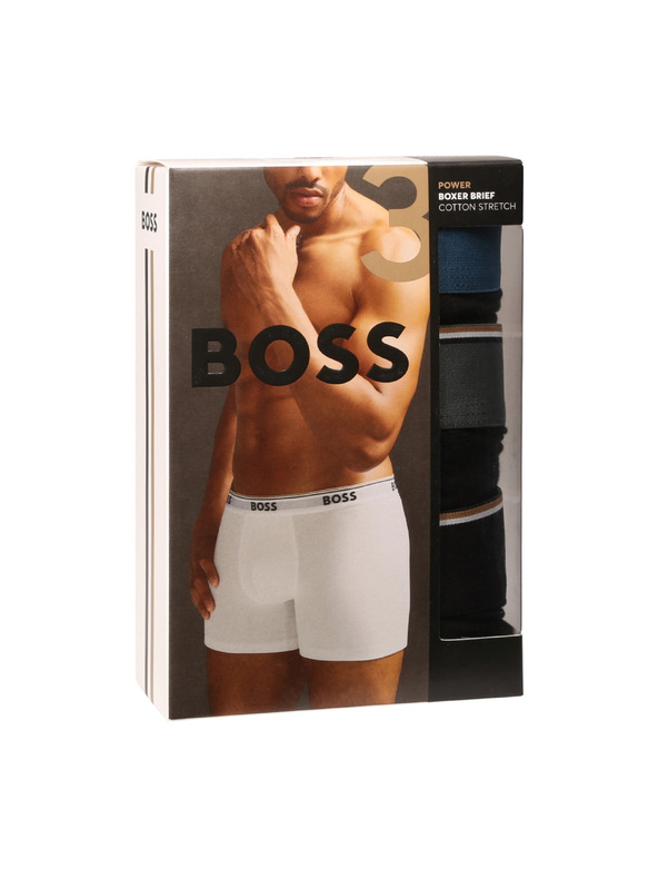 BOSS Set treh - moške boksarice BOSS črne
