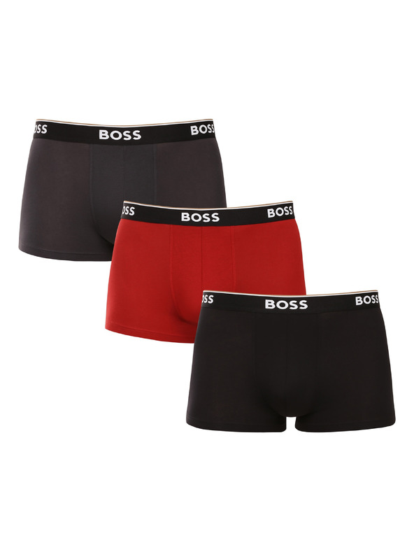 BOSS Set treh - moške boksarice BOSS večbarvne