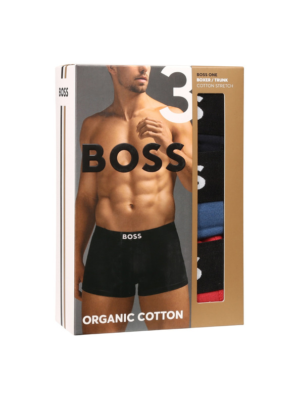 BOSS Set treh - moške boksarice BOSS večbarvne