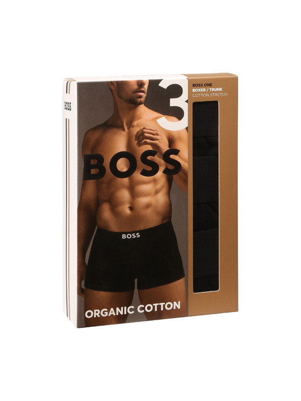 BOSS Set treh - moške boksarice BOSS črne