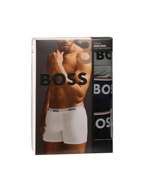 BOSS Set treh - moške boksarice BOSS večbarvne