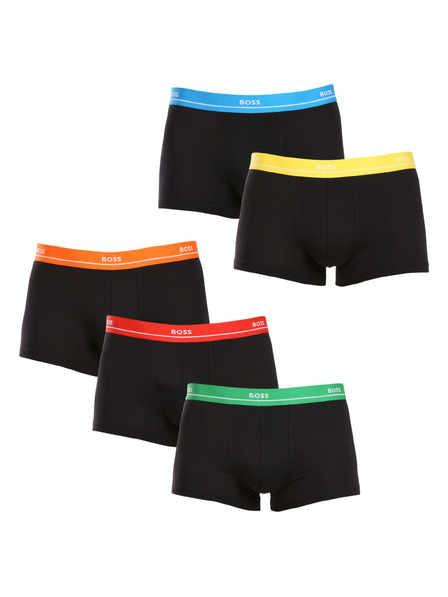 BOSS Set petih - moške boksarice BOSS črne
