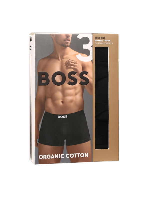 BOSS Set treh - moške boksarice BOSS črne
