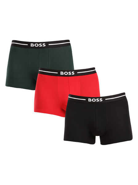 BOSS Set treh - moške boksarice BOSS večbarvne