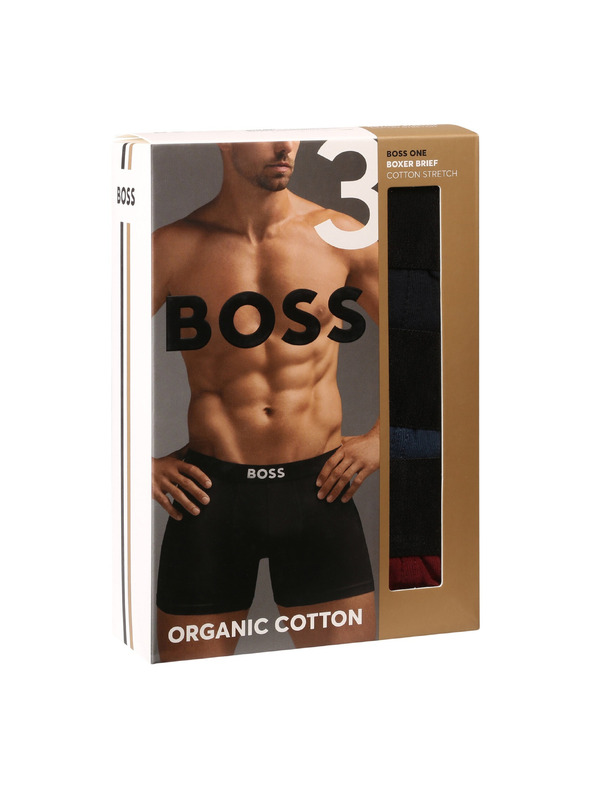 BOSS Set treh - moške boksarice BOSS večbarvne