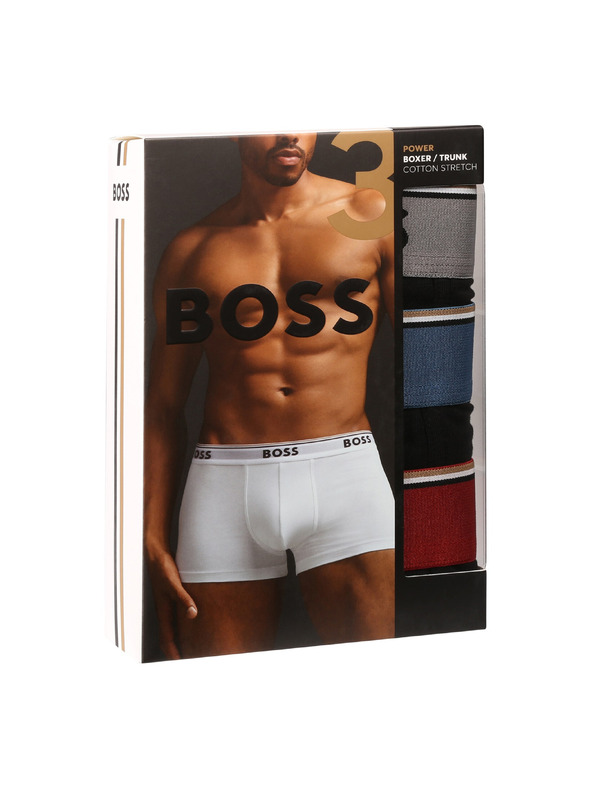 BOSS Set treh - moške boksarice BOSS črne