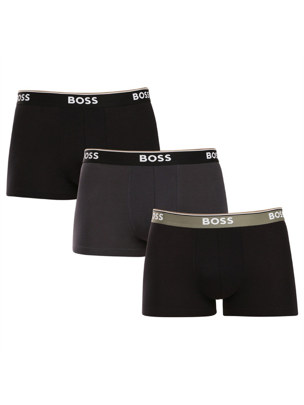 BOSS Set treh - moške boksarice BOSS večbarvne