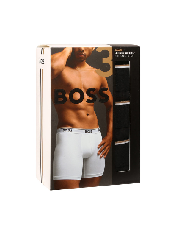 BOSS Set treh - moške boksarice BOSS črne