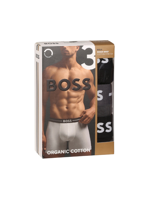 BOSS Set treh - moške boksarice BOSS večbarvne