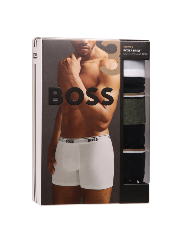 BOSS Set treh - moške boksarice BOSS večbarvne