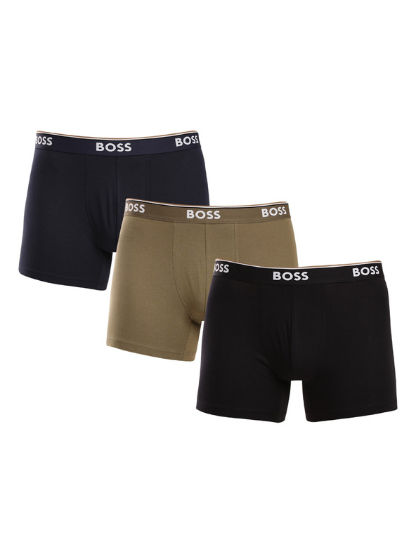 BOSS Set treh - moške boksarice BOSS večbarvne