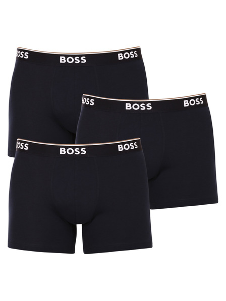 BOSS Set treh - moške boksarice BOSS temno modre