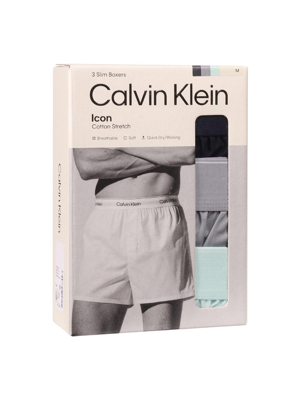 Calvin Klein Set treh - moške plavalne hlače Calvin Klein večbarvne