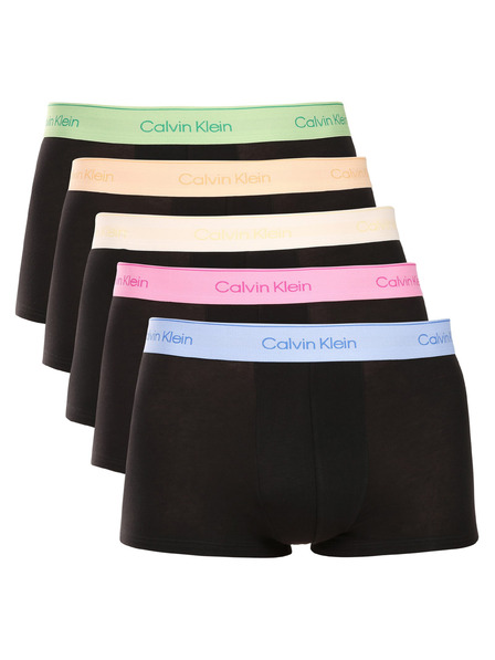 Calvin Klein Set petih - moške boksarice Calvin Klein črne